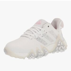 Adidas White Sneakers with Mesh Design and Cushioning
